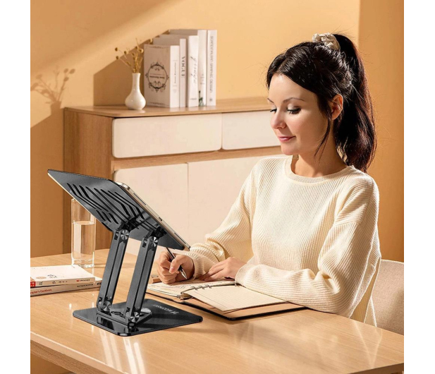 Wozinsky Podstawka pod laptopa tablet 360 aluminiowa WRS-CPY84SB - 1487893 - zdjęcie 3